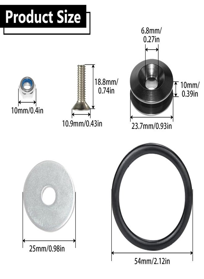 BFXM Universal Car Bumper Quick Release Clips Fasteners Kit, Front and Rear Bumper Fasteners, Ultimate Fastening Solution for Quick Bumper Release. - Image 2