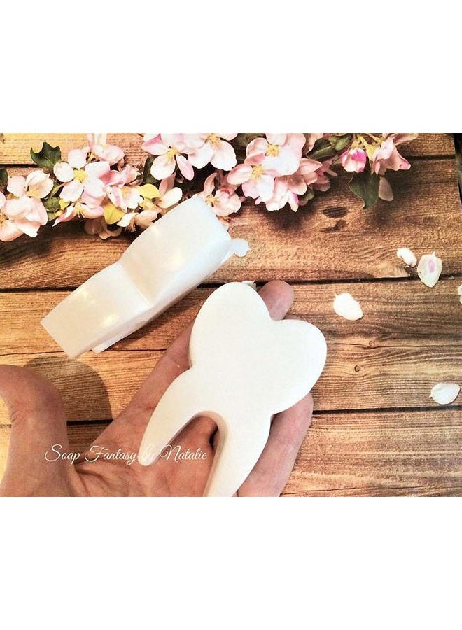 HiParty Tooth Silicone Mold, Funny Teeth Shape Novelty Ice Cube Tray, Chocolate Candy Dessert Jello Mold, Soap Making Mold, Cake Baking Pan, Perfect Gag or White Elephant Gift for Dentists - Image 4