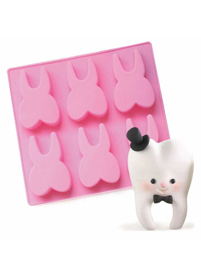 HiParty Tooth Silicone Mold, Funny Teeth Shape Novelty Ice Cube Tray, Chocolate Candy Dessert Jello Mold, Soap Making Mold, Cake Baking Pan, Perfect Gag or White Elephant Gift for Dentists - Image 1