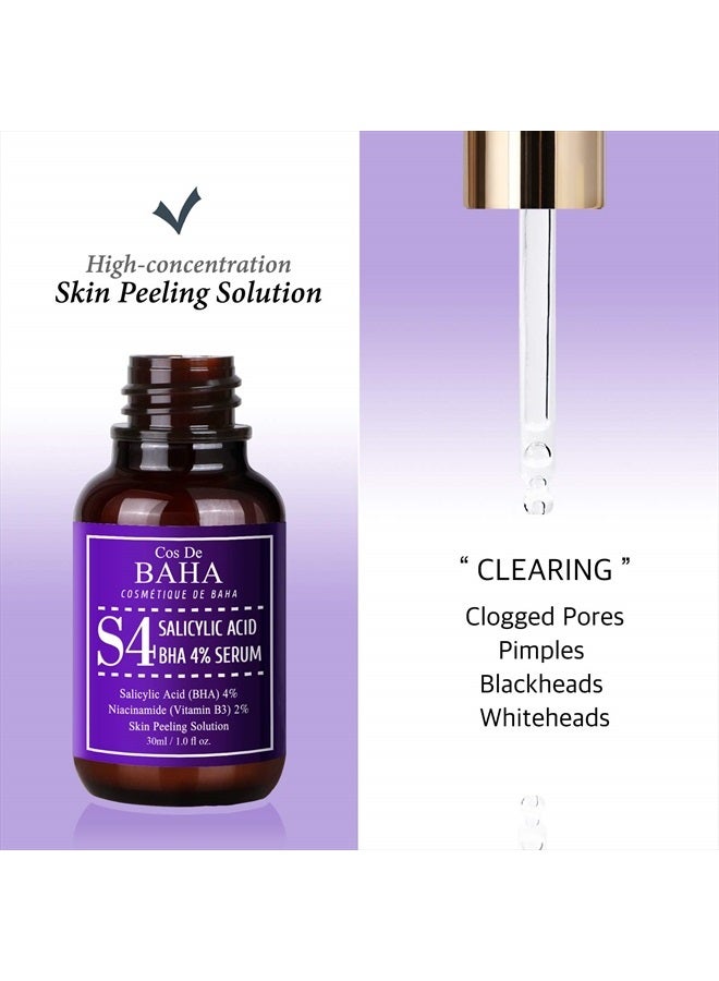 Cos De BAHA Salicylic Acid 4% Exfoliating Facial Serum with Niacinamide, 1 Fl Oz (30ml)  - Image 2
