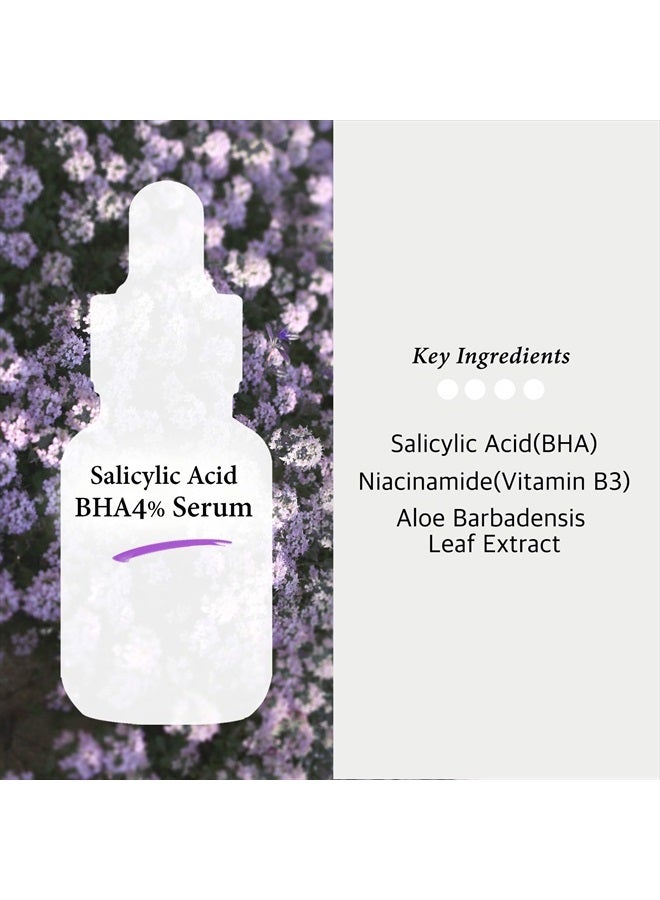Cos De BAHA Salicylic Acid 4% Exfoliating Facial Serum with Niacinamide, 1 Fl Oz (30ml)  - Image 3
