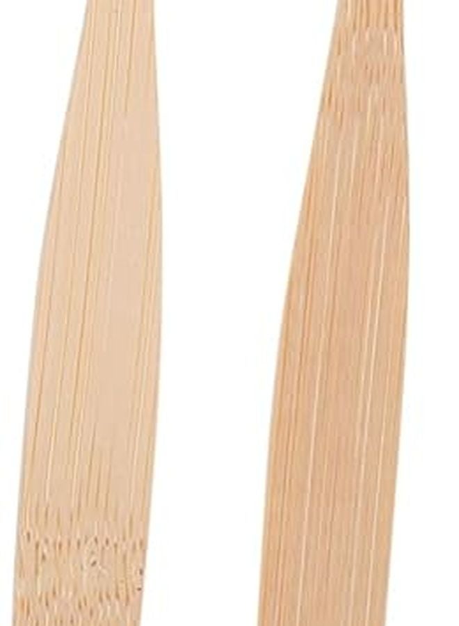 Natural Bamboo Toothbrush Soft Bristles For Sensitive Teeth Gum Care 2 Pack - Image 2