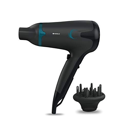 Havells HD3270 2-in-1 1700 Watts Hair Dryer with Diffuser and Thin Concentrator - Black - Image 1