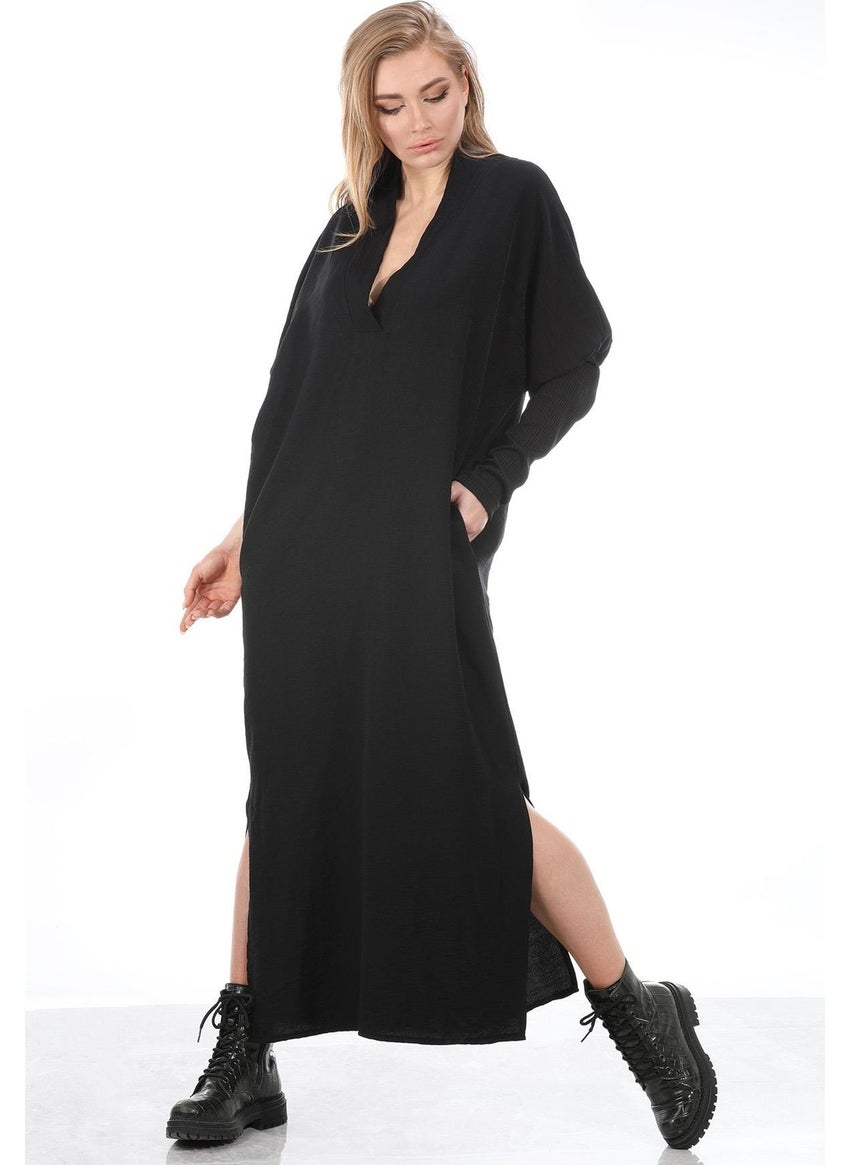 Alexander Gardi Slit Long Dress (B21-700501)  - Image 2