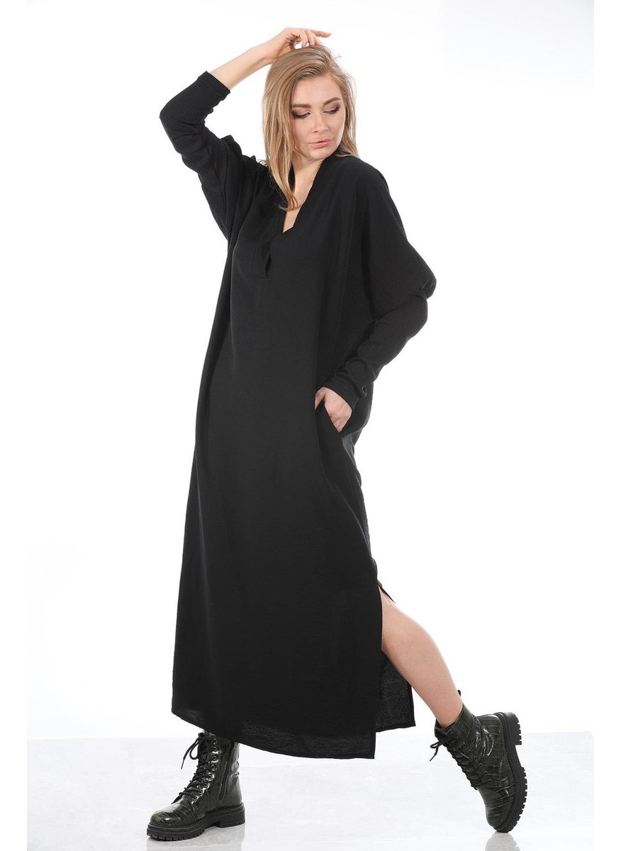 Alexander Gardi Slit Long Dress (B21-700501)  - Image 4