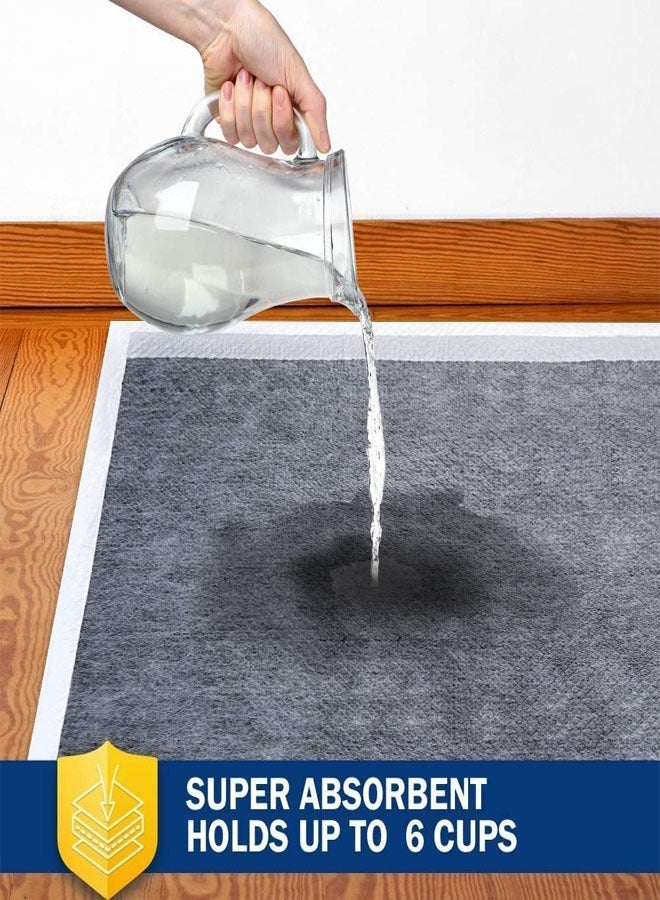 Ultra Absorbent Carbon Pet Pee Pads Disposable Odor Control Carbon Pet Dog and Puppy Training Pads Quick Drying Leak Proof Pee Pads (M 60 X 45cm 50Pcs) - Image 5