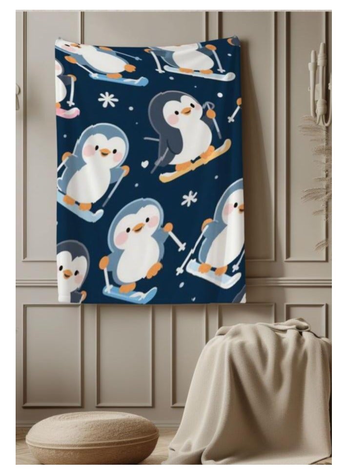 عام بطانية رقيقة من الفانيلا (دافئة ومريحة، ومناسبة للنوم واستخدام الألعاب وإزالة الغبار ومقاومة للرمل) 150 سم * 200 سم - 1170 - Image 3