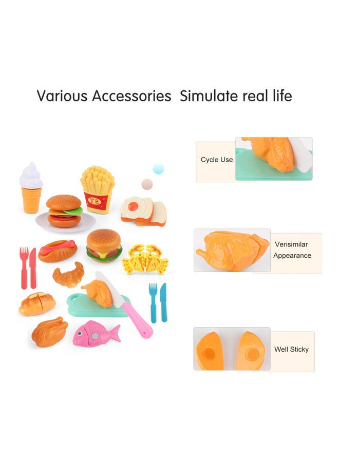 31-Piece Kitchen Microwave Play Set 23.5x12x21cm - Image 5