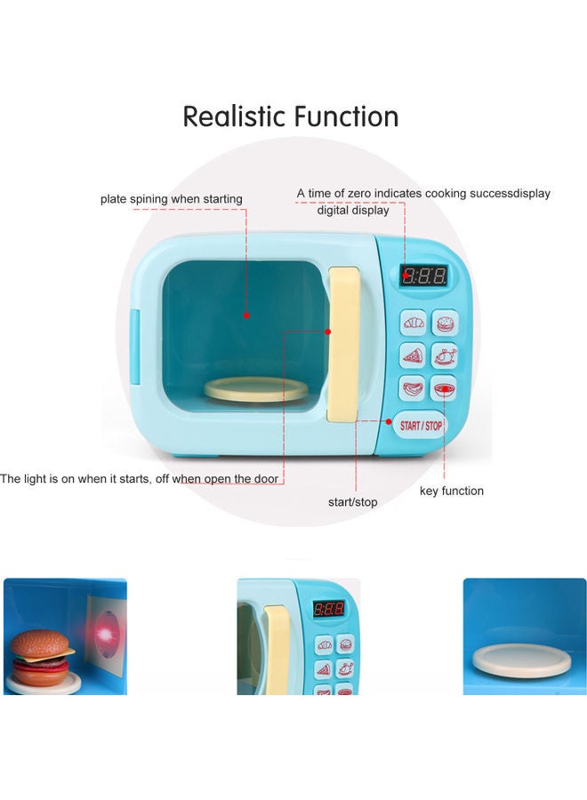 31-Piece Kitchen Microwave Play Set 23.5x12x21cm - Image 3