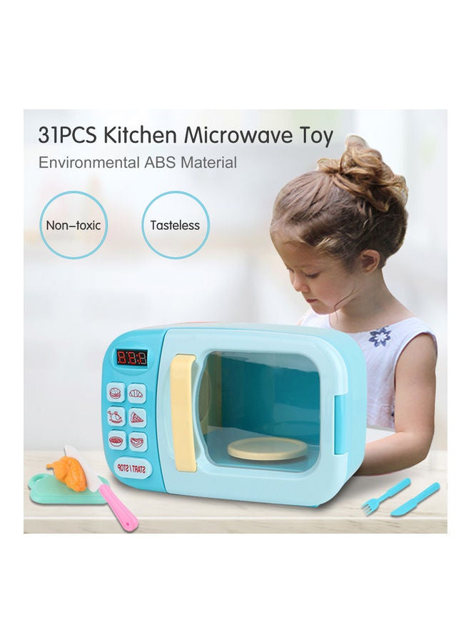 31-Piece Kitchen Microwave Play Set 23.5x12x21cm - Image 4
