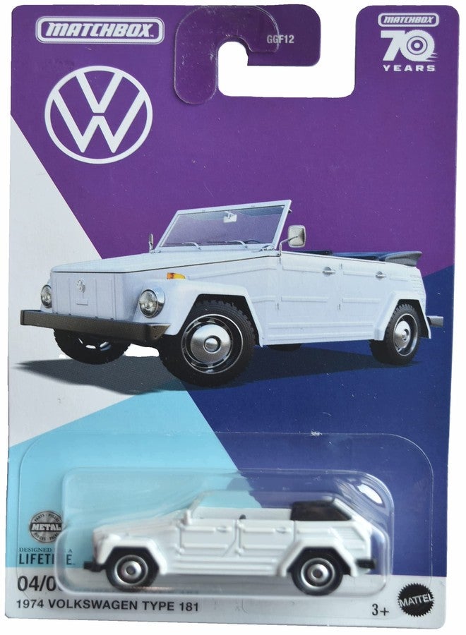 Matchbox 1974 Volkswagen Type 181, White 4/6