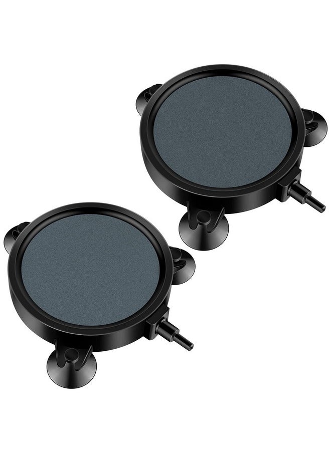 Pawfly Pawfly Aquarium 4 Inch Air Stone Disc Bubble Diffuser Release Tool for Air Pumps Buckets Fish Tanks Ponds DWC Reservoirs and Circulation System - 2 Pack  - Image 1