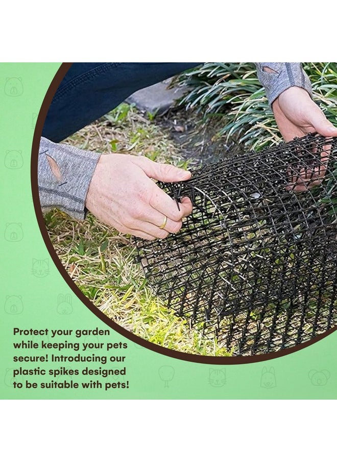 Homarden Cat Scat Mat (6.5 Ft)  Cat Repellent Mat, Scat Mats For Dogs  Cat Deterrent Indoor & Outdoor, Cat Spikes With 8 Garden Staples Dog Digging Deterrent To Keep Dog Off Couch  - Image 2