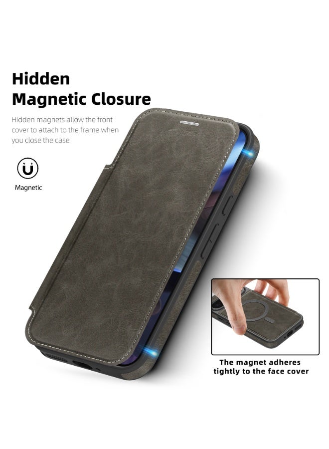 حافظة محفظة قلابة مغناطيسية لهاتف جوجل بيكسل 10/9 برو XL، غطاء مقاوم للصدمات مع حجب RFID - Image 2