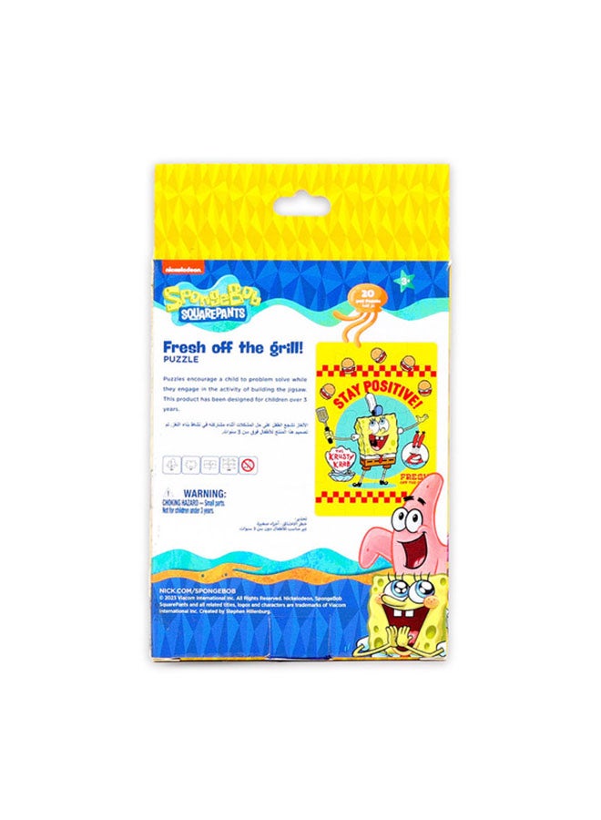 nickelodeon Sponge Bob - Fresh Off The Grill - 20Pcs Jigsaw Puzzle 3 Years And Above - Image 3