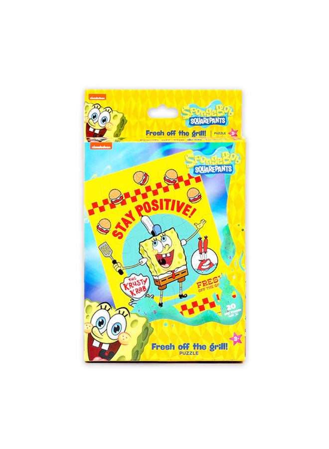 nickelodeon Sponge Bob - Fresh Off The Grill - 20Pcs Jigsaw Puzzle 3 Years And Above - Image 2
