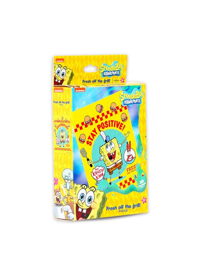 nickelodeon Sponge Bob - Fresh Off The Grill - 20Pcs Jigsaw Puzzle 3 Years And Above - Image 1