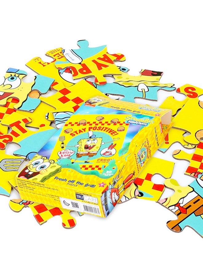 nickelodeon Sponge Bob - Fresh Off The Grill - 20Pcs Jigsaw Puzzle 3 Years And Above - Image 5