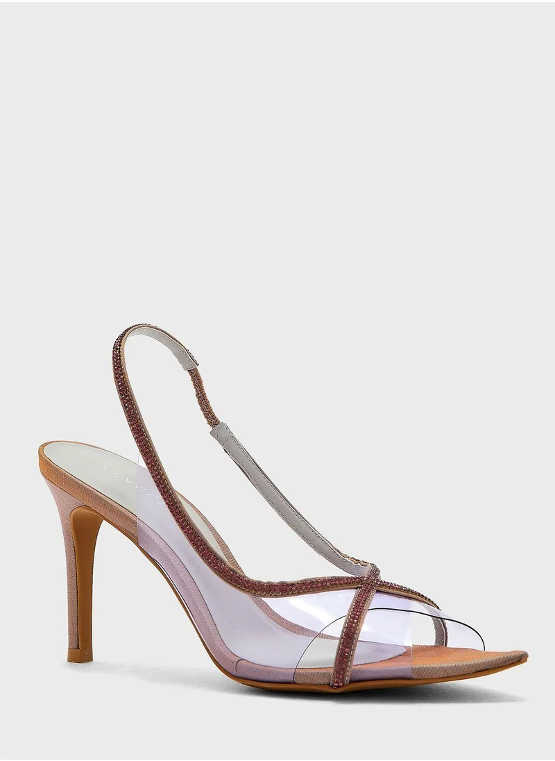 Vincci Ankle Strap High Heel Sandals