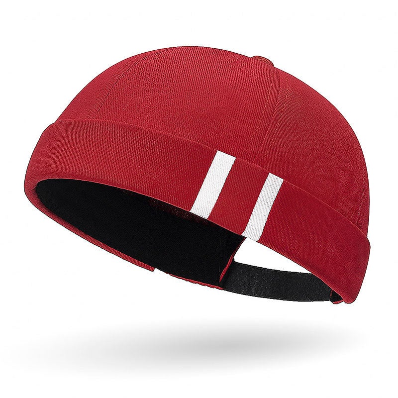 Korean Japanese Style Printed Bucket Hat for Unisex Bright red - Image 1