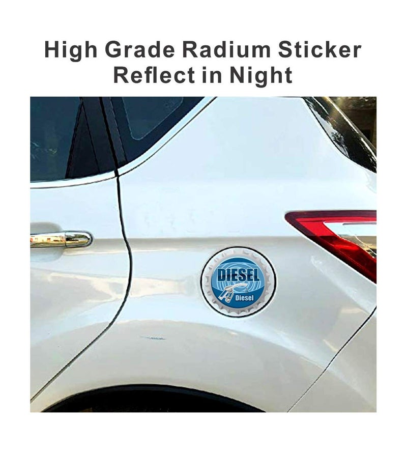 QUADA Diesel Sticker/Decals/Fuel Badge/Graphics for Universal car (New Blue Diesel Sticker) - Image 2