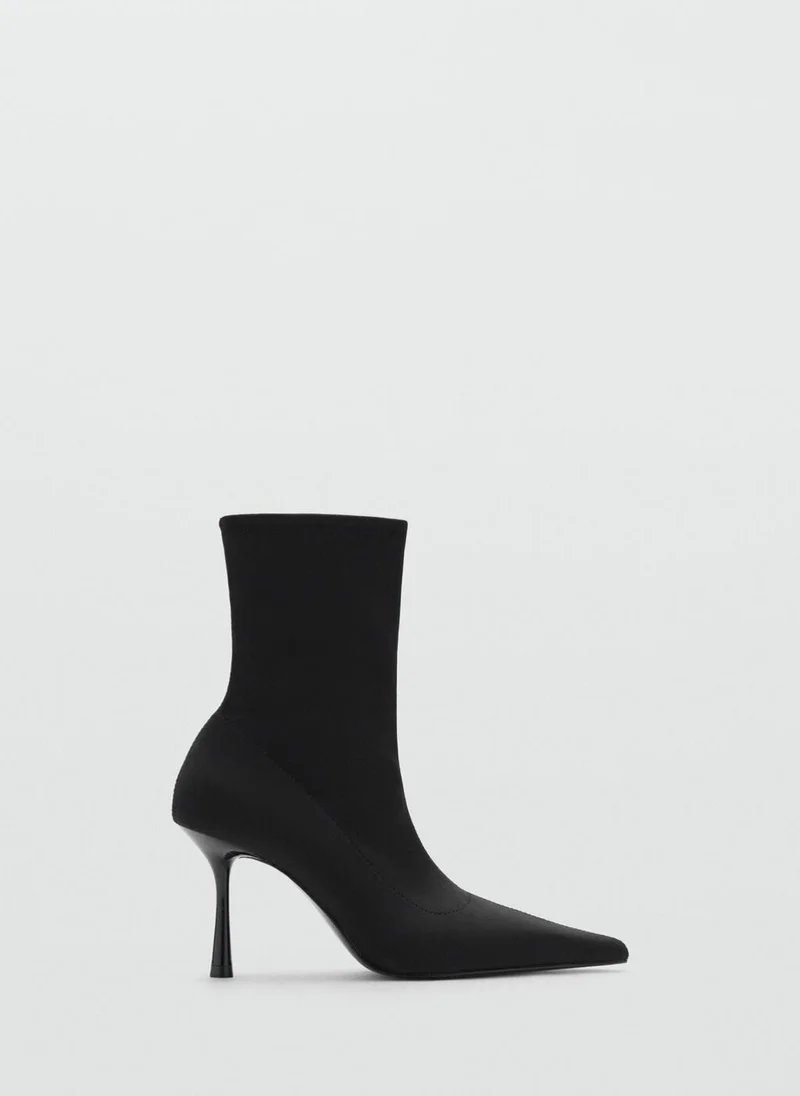 MANGO Heel sock boots
