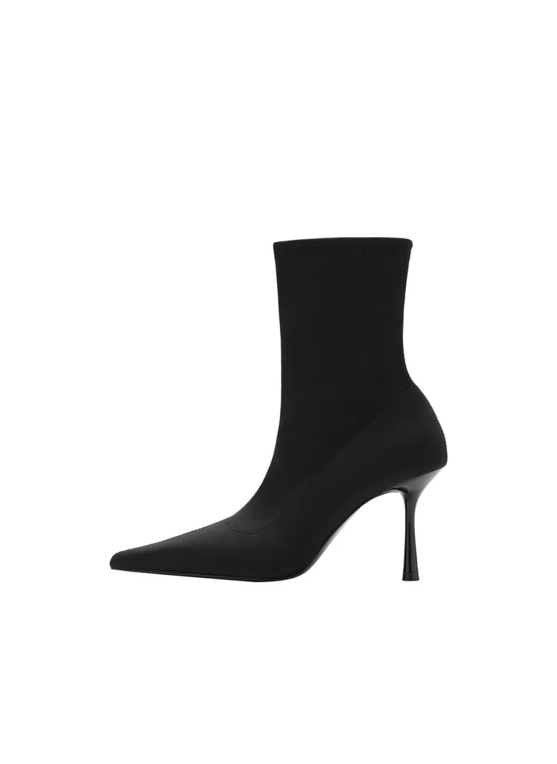 MANGO Heel sock boots