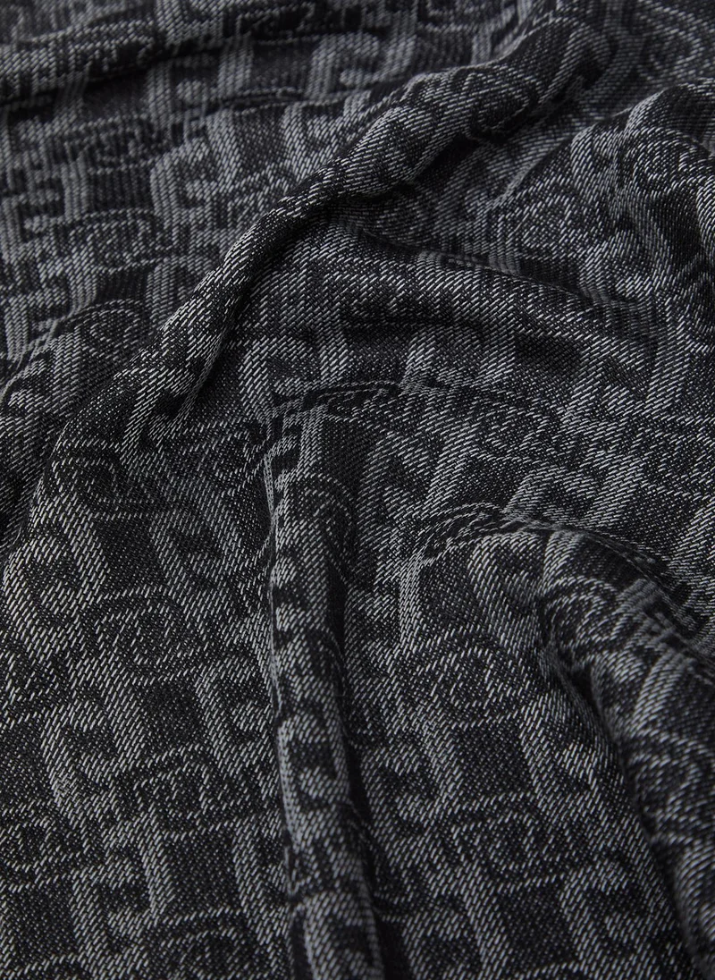 Liu Jo Jacquard Stole With Logo