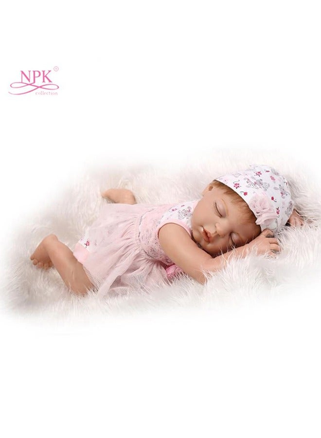 NPK Reborn Baby Doll Realistic Newborn Baby Doll - Lifelike, Soft Silicone Doll Girl and Doll Clothes for Ages 3+ - Image 5