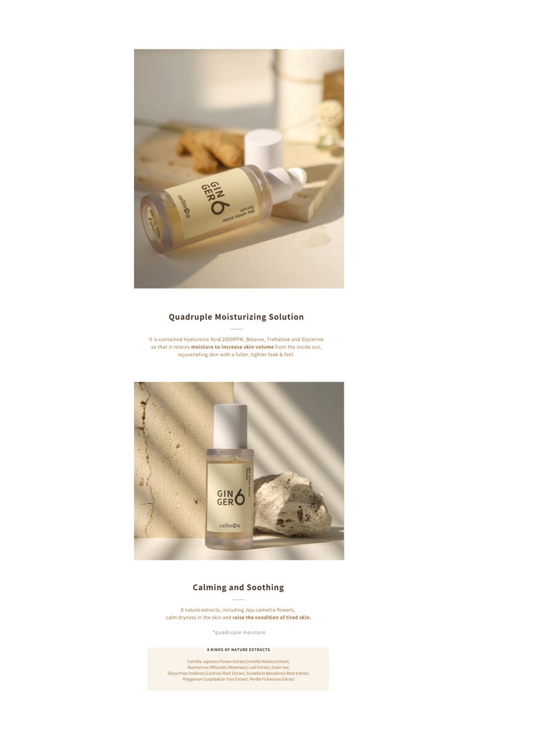 GINGER6 Like White Snow Serum - 30ml/1.01oz - Image 2