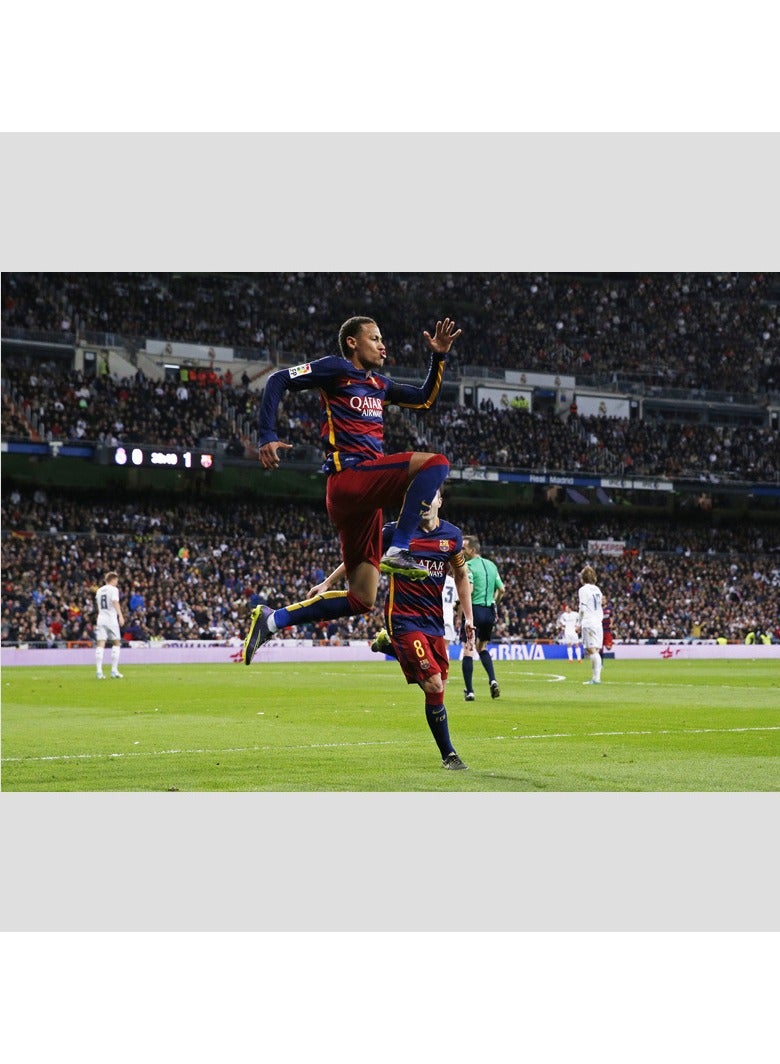 كوينج Neymar Poster Football Star Decorative Painting Self-Adhesive Style
