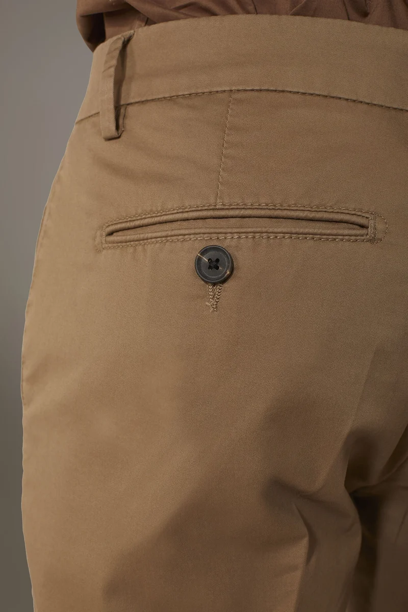 Doppelganger  Classic Bermuda shorts twill - Taupe for Men | Best Price UAE
