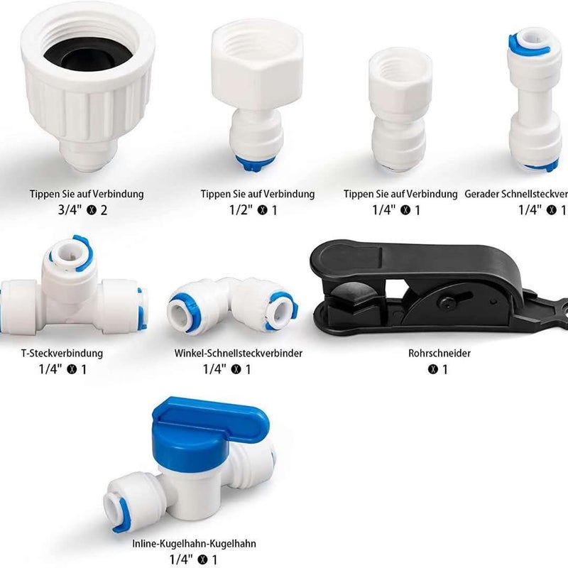 Export Water Purification Pipe Combination Package 2 Points Pe Pipe 15 Meters Coffee Machine Ice Maker Refrigerator Water Inlet Accessories - Image 5