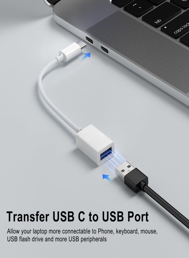 Mxcudu USB C to USB 3.0 Adapter (2 Pack), USB C Male to USB Female OTG Dongle Cable Thunderbolt3 to USB Adapter Compatible with MacBook Pro/Air, iPad Pro, iPhone 16 Pro Max/15, Galaxy S25/S24/S23/S22 - Image 3