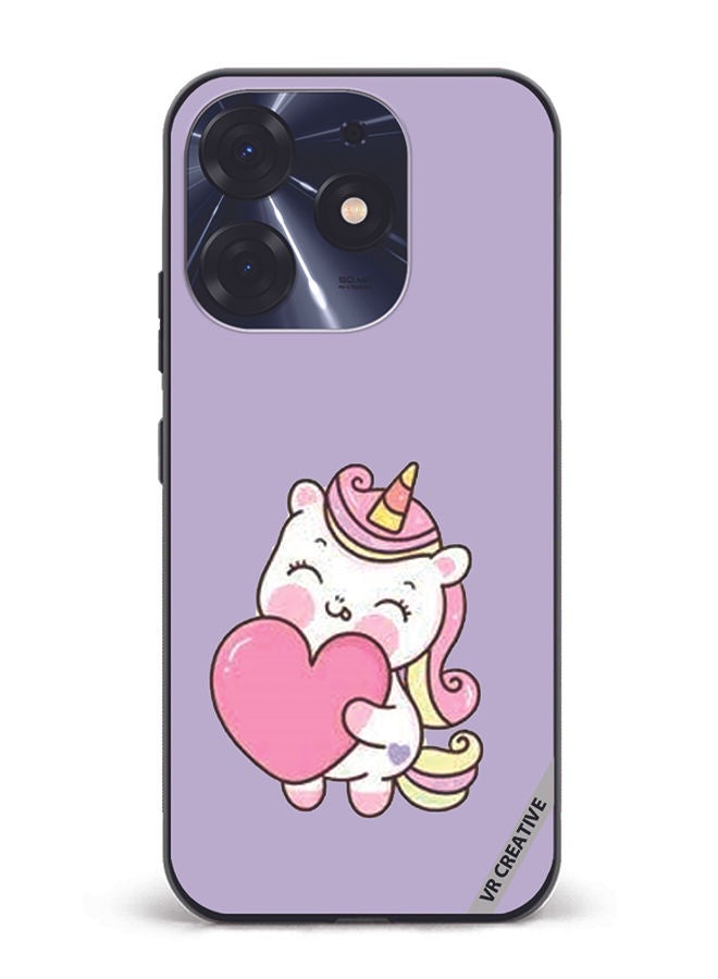 VR CREATIVE Protective Case Cover For Tecno Spark 10 Pro Unicorn Design Multicolour - Image 1