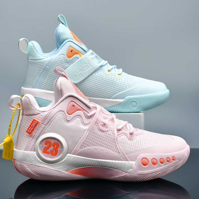 Cuk Children'S Mandarin Duck Basketball Shoes Students Outdoor Sports Practical Shoes High-Top Running Basketball Shoes Basketball - Image 2