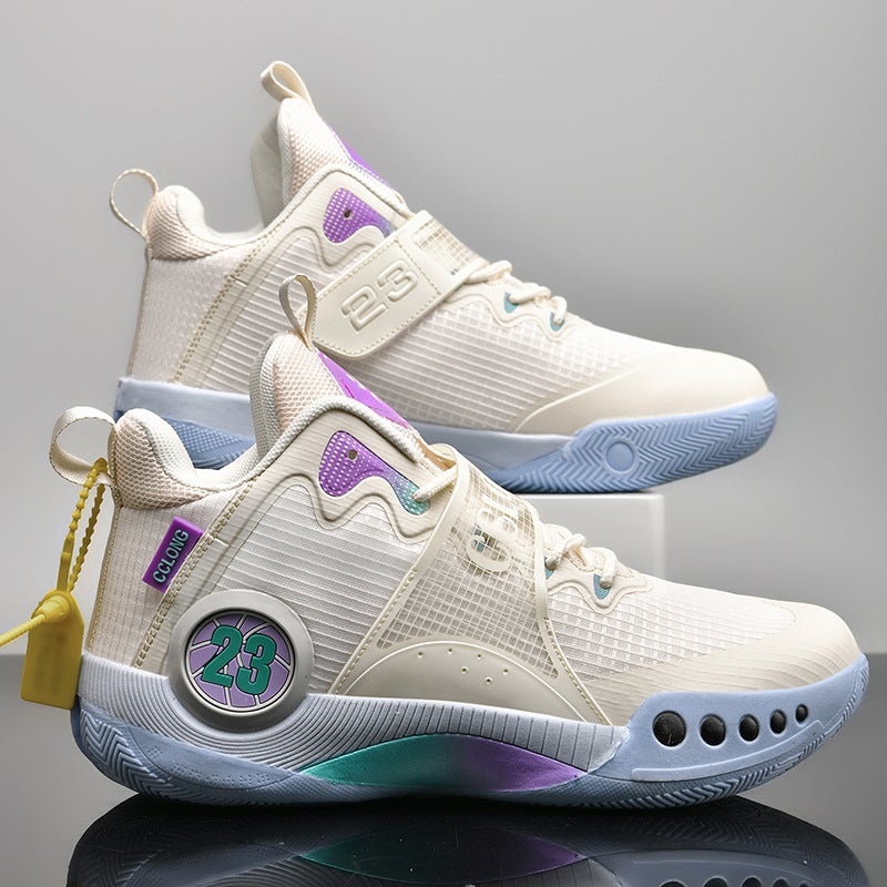 Cuk Children'S Mandarin Duck Basketball Shoes Students Outdoor Sports Practical Shoes High-Top Running Basketball Shoes Basketball - Image 5