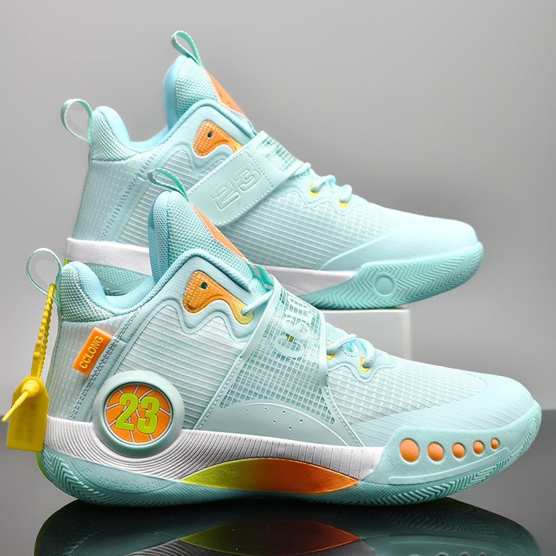 Cuk Children'S Mandarin Duck Basketball Shoes Students Outdoor Sports Practical Shoes High-Top Running Basketball Shoes Basketball - Image 4