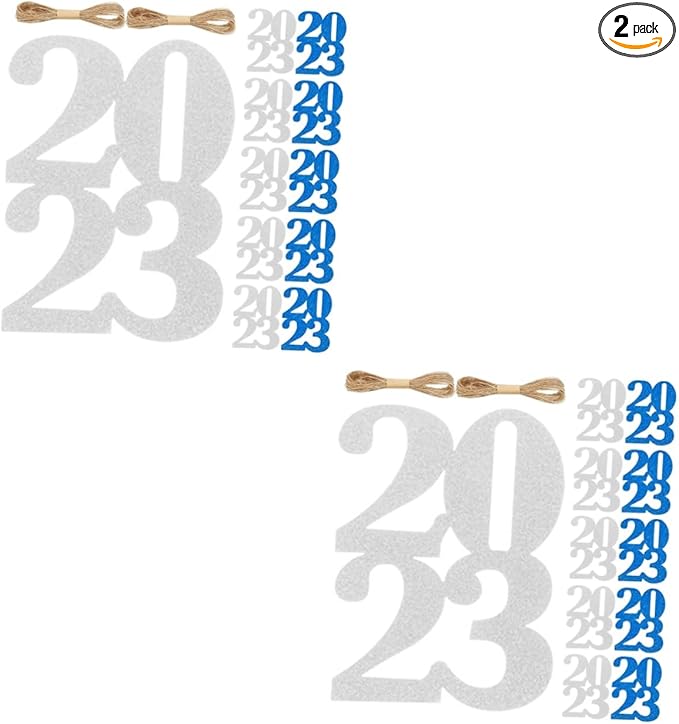 Graduation Flowerpot Labels 2 Pack Reusable Tags For Room Decoration And Festive Celebrations - Image 1