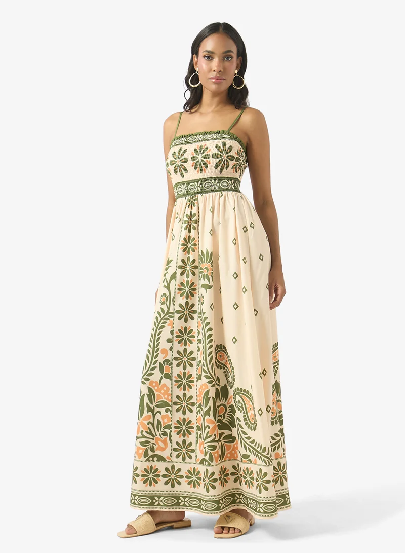 Soleira Monochrome Print Dress