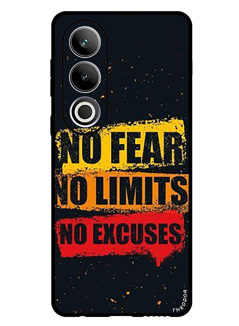 Theodor Protective Case Anti Scratch Shock Proof Bumper Cover For OnePlus Ace 3V No Fear No Limits - Image 1