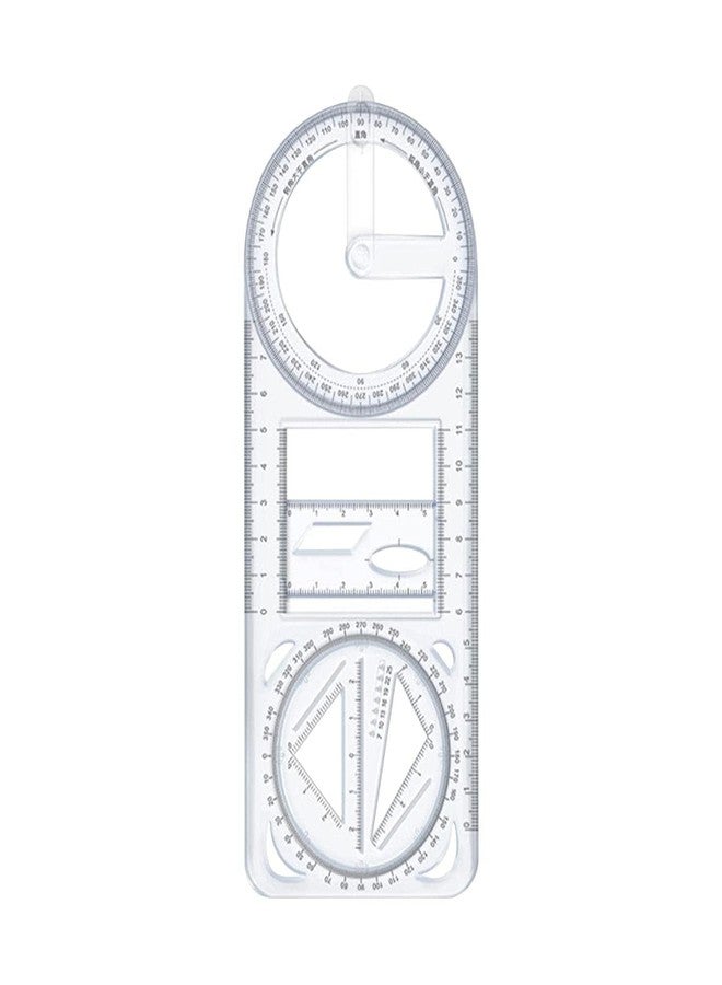 DAONPHARI Multifunctional Geometric Ruler Mathematics Drawing Template for Woodworking (Style A) Versatile Geometric Ruler & Mathematical Drawing - Image 1