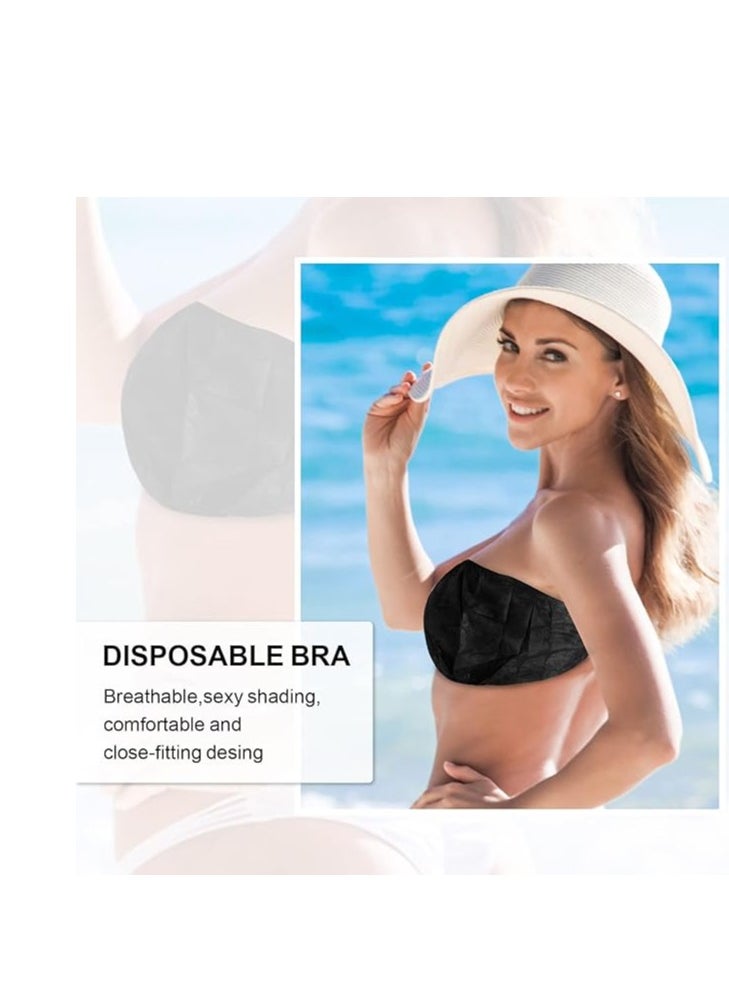 globalstar Globalstar 20pcs Women's Disposable Strapless Bras - Essential for Vacation, Spa Days, and Spray Tanning  - Image 2