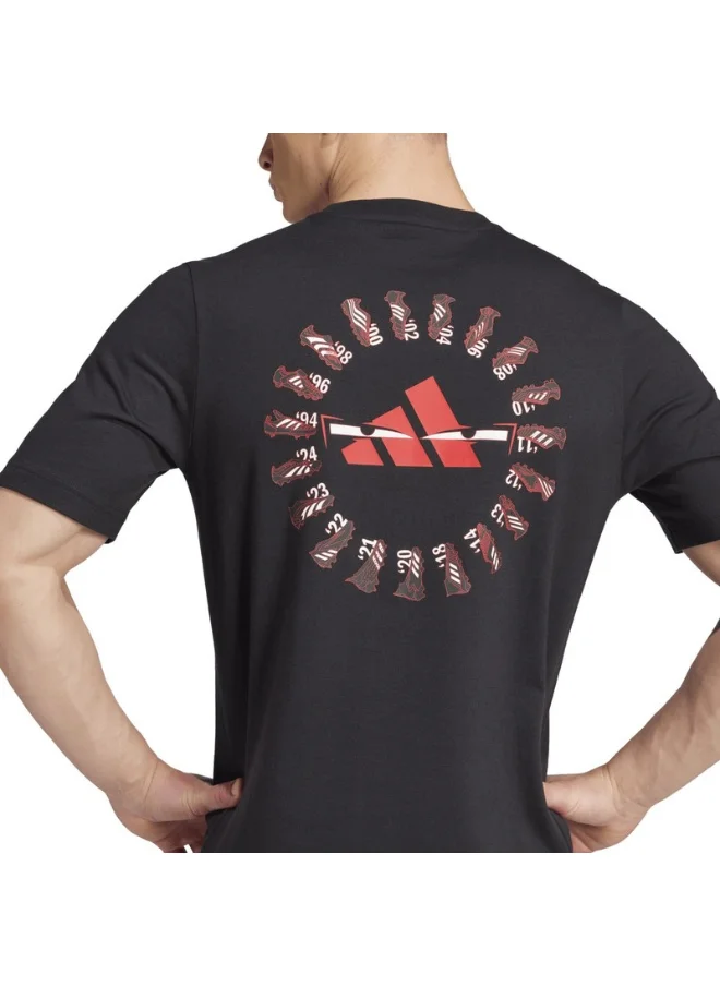 اديداس adidas PRED HSTRY G T Black Football T-SHIRTS for Men - XS