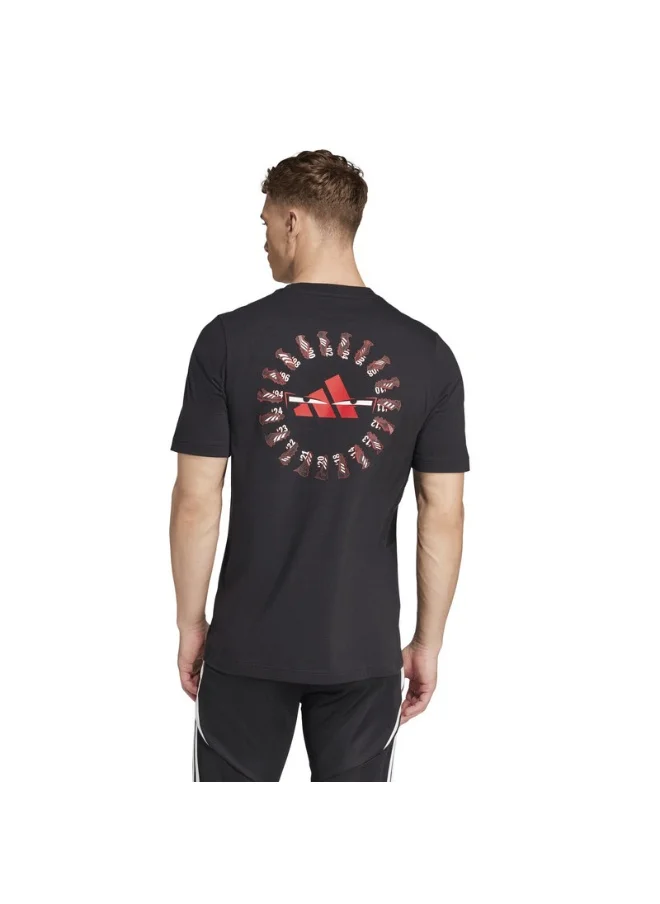 اديداس adidas PRED HSTRY G T Black Football T-SHIRTS for Men - XS