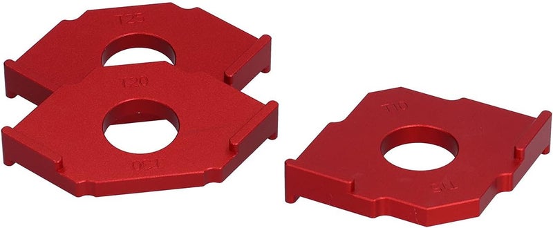 Professional Radius Jig Router Templates Set 3Pcs Aluminum Alloy Corner Routing Guide Tool for Woodworking Angle Trimming T10 T15 T20 T25 T30 T35 Precision Templates - Image 3