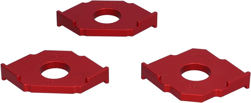 Professional Radius Jig Router Templates Set 3Pcs Aluminum Alloy Corner Routing Guide Tool for Woodworking Angle Trimming T10 T15 T20 T25 T30 T35 Precision Templates - Image 2