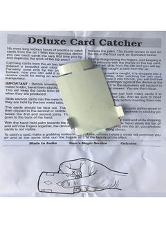 MilesMagic Magician Deluxe Card Catcher Gimmick Cards Appear Produce From Hand Palm Or Catching From Mid Air For Close Up Street Stage Real Magic Trick  - Image 4