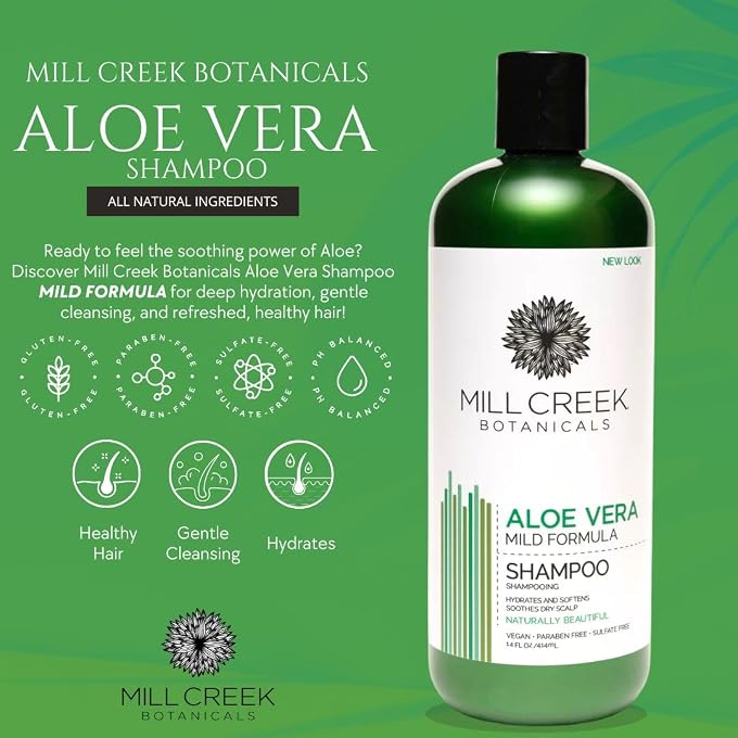 Mill Creek Aloe Vera Shampoo, 414 ml, 16 ounce - Image 3