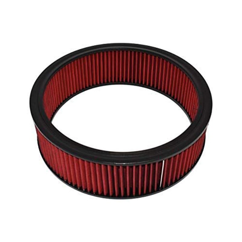ATeam Performance Air Filter Element Air Cleaner High Flow Replacement Washable and Reusable Round Cotton Fiber Compatible with Buick Chevrolet GMC Ford Mopar Oldsmobile Pontiac 14X4